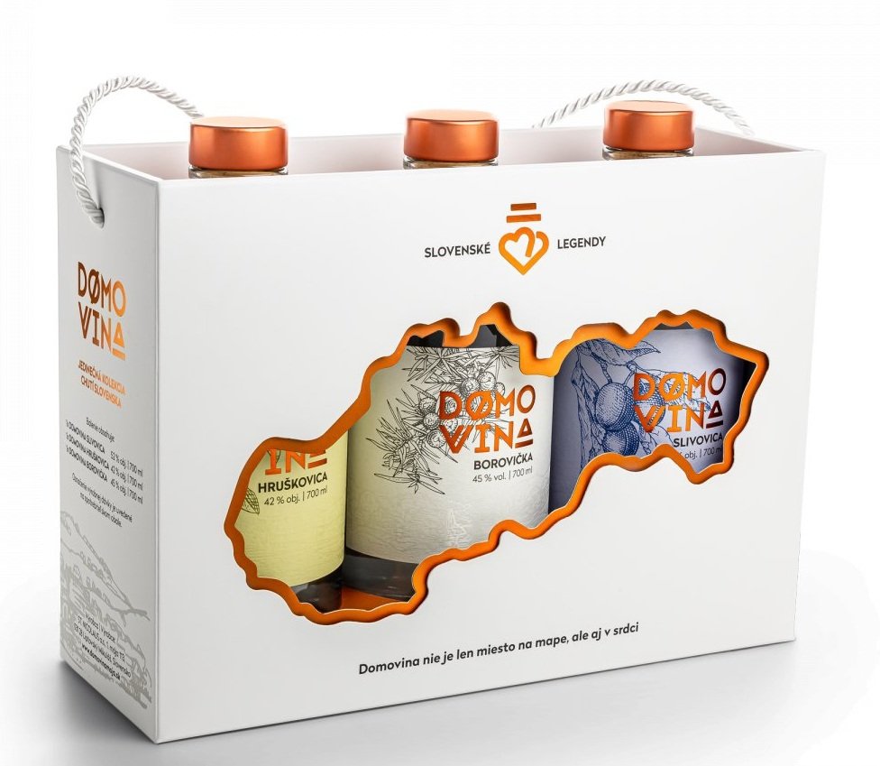 Domovina 3 x 0,7L darčekové balenie 2,1L, ovdest, DB