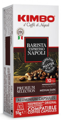 Kimbo Bar  Barista Espresso Napoli kapsule pre Nespresso (10x5,5g),kaps