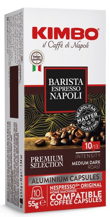 Kimbo Bar  Barista Espresso Napoli kapsule pre Nespresso (10x5,5g),kaps