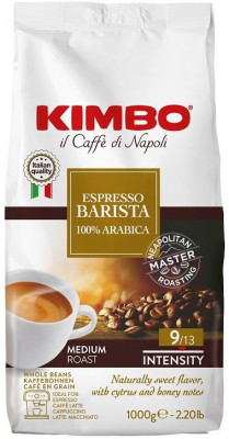 Kimbo Retail Espresso Barista 1000g, 100% Arabica,zrn, ochr
