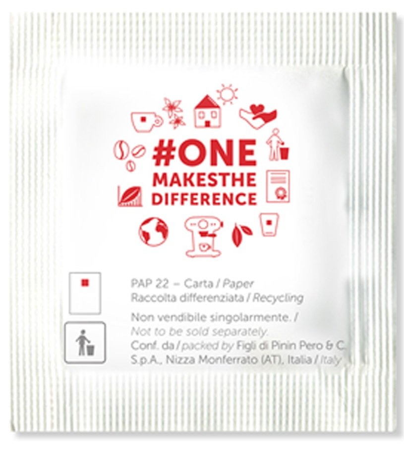 illy HB biely cukor rafinovaný 3g, 2500 ks  (32x67mm)