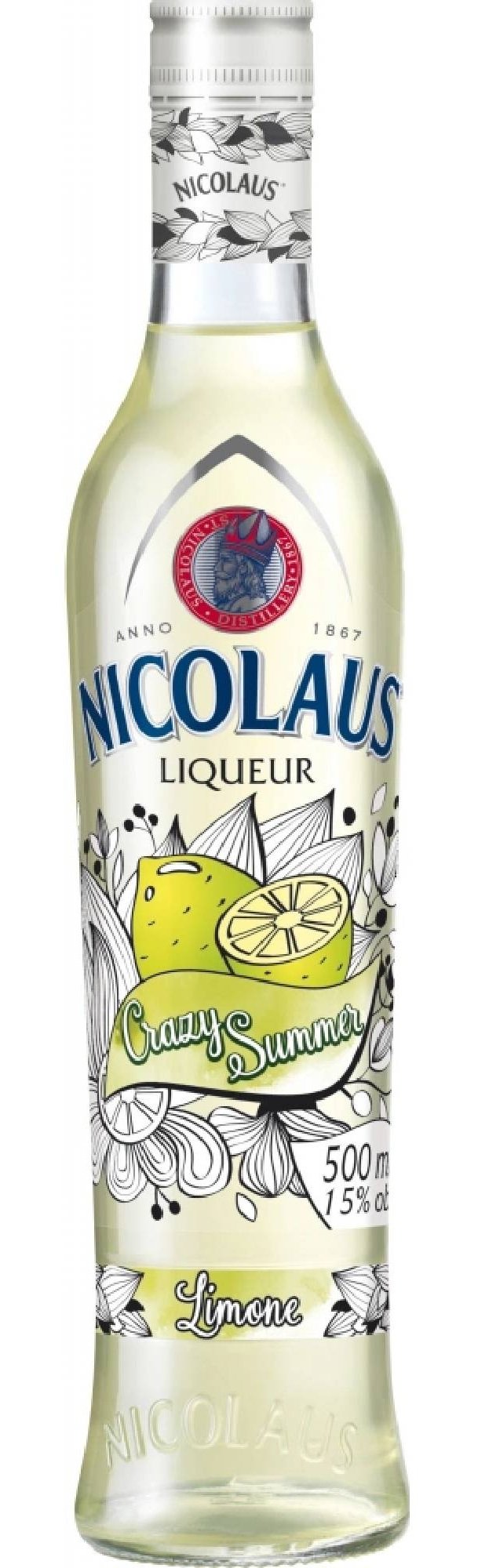 Nicolaus liqueur LIMONE 15% 0,5L