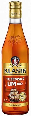 Klasik Tuzemský um 38% 0,5L, rum