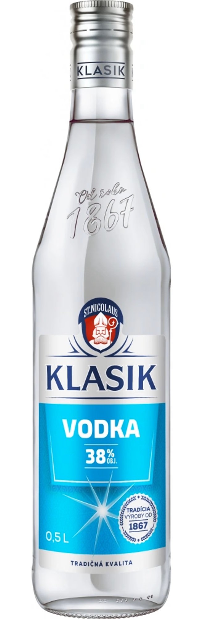Klasik Vodka 38% 0,5L