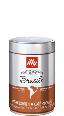illy káva zrnková Brazil 250g,  plech