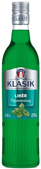Klasik Likér Pepermint 25% 0,5L, liker