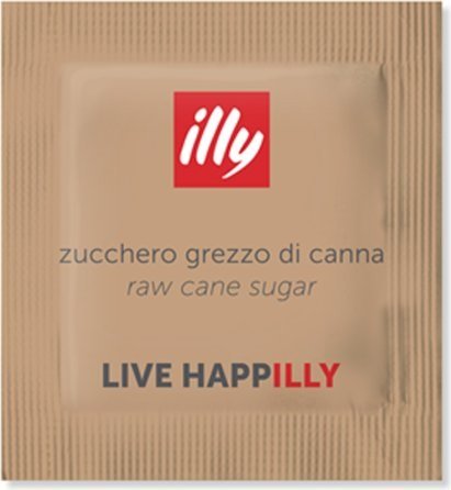 illy HB trstinový cukor  3g, 2500 ks  (32x67mm)