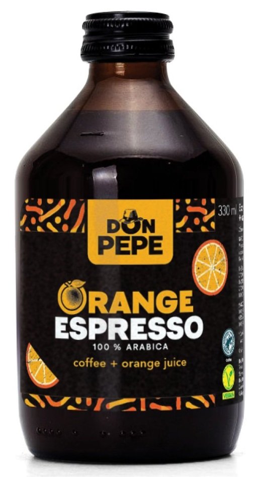 DON PEPRE Orange Espresso, 330 ml, sklo