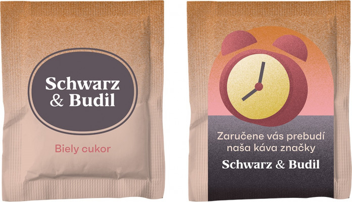 HB biely cukor rafinovaný Schwarz&Budil  4g 1000 ks 