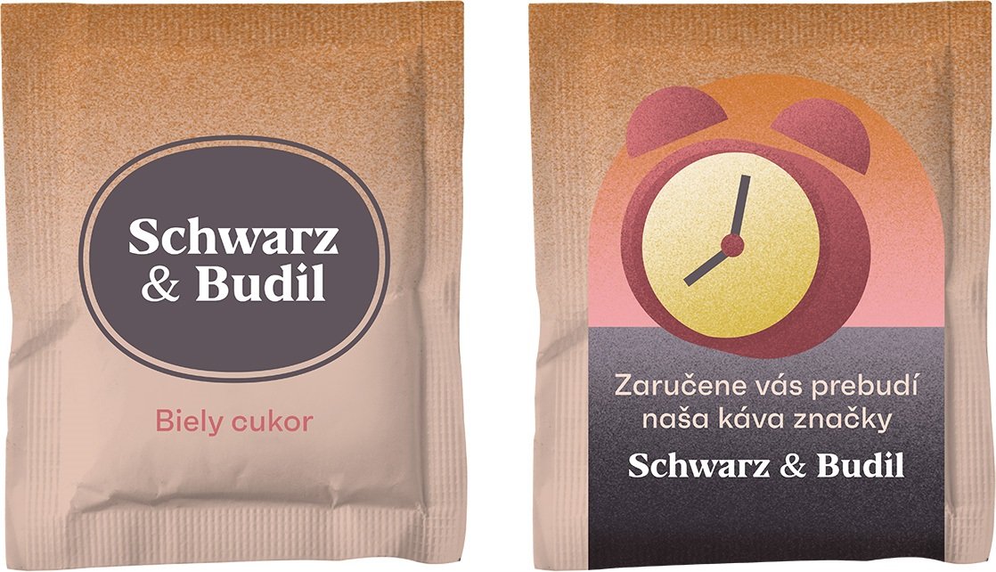 HB biely cukor rafinovaný Schwarz&Budil  4g 1000 ks 