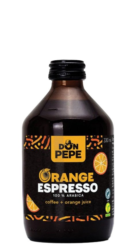DON PEPE Orange Espresso, 330 ml, sklo