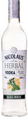 Nicolaus Herbal Vodka Baza a Mäta 38% 0,7L, vodka