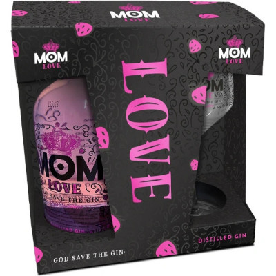 Mom Gin Love 37,5% + Box + Pohár 0,7L, DB