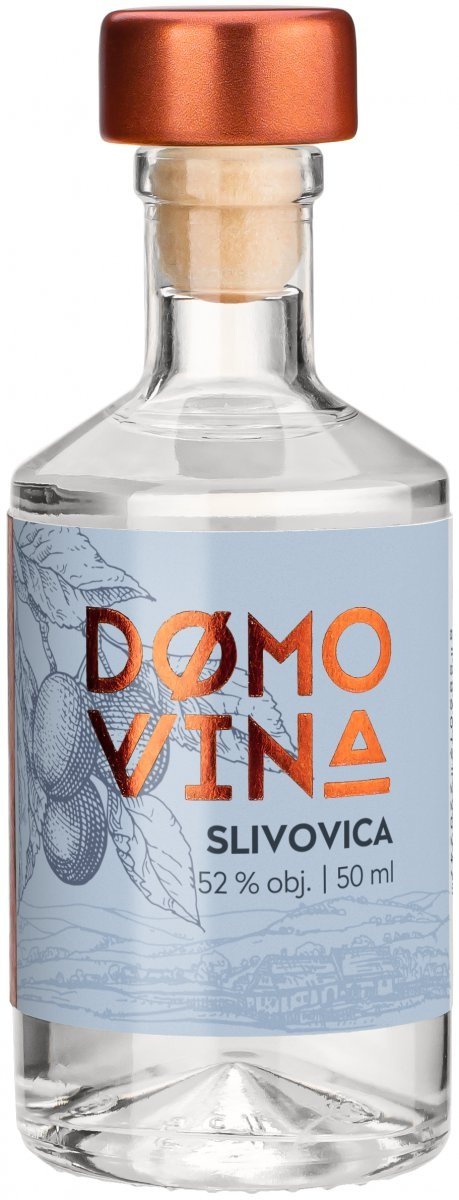 Domovina Slivovica 52% 0,05L