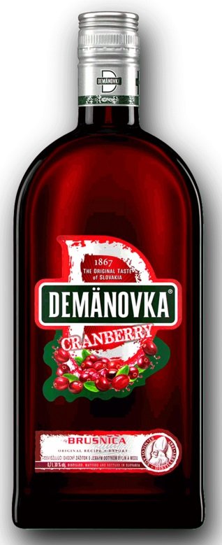 Demänovka Brusnica 30% 0,5L, liker