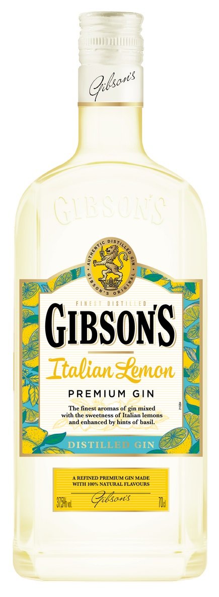 Gibson s Gin Italian Lemon 37,5% 0,7L, gin