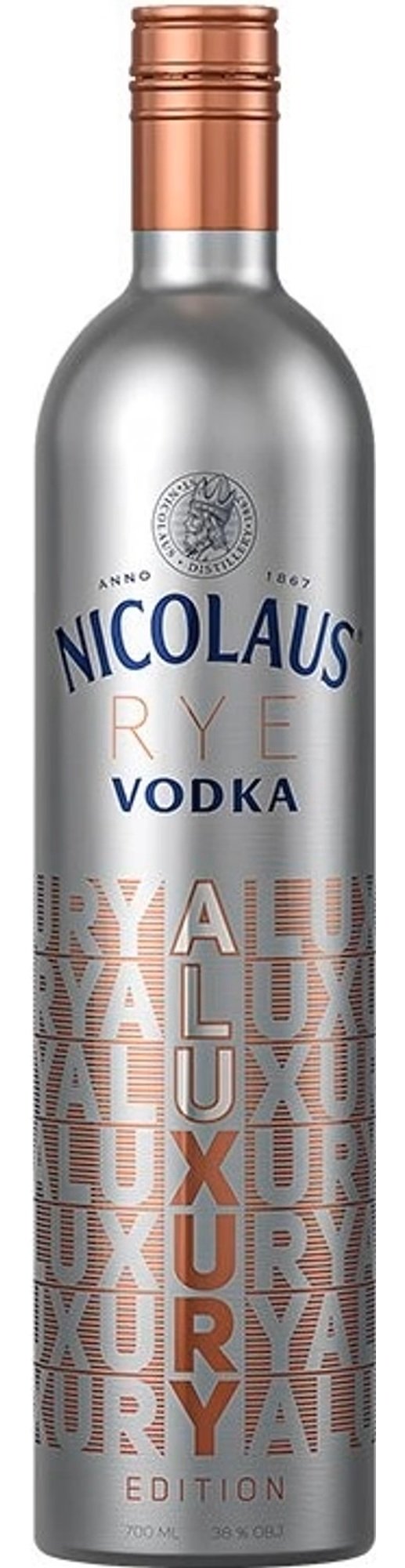 Nicolaus Aluxury Vodka 38% 0,7L