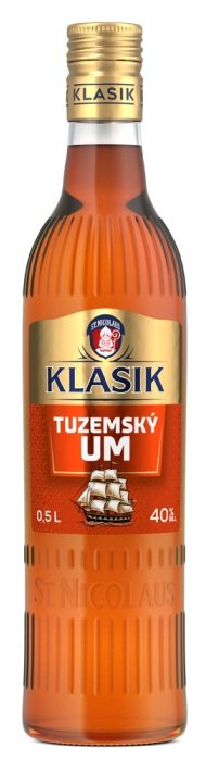 Klasik Tuzemský um 40% 0,5L, rum