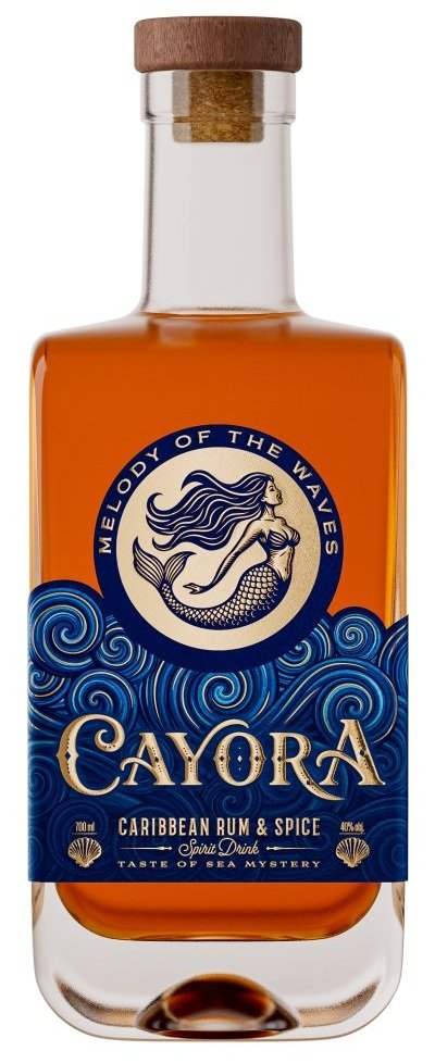 Cayora Rum & Spice 40% 0,7L, rum