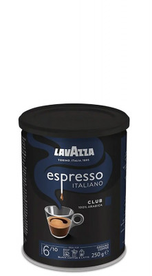 Lavazza Retail Club 100% Arabica, 250g,ml, plech