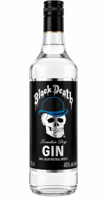 Black Death London dry 40% 0,7L, gin