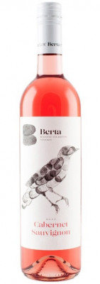 Berta Cabernet Sauvignon Rosé 0,75L, r2025, ruz, su, sc