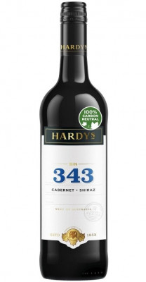 Hardys BIN 343 Cabernet - Shiraz 0,75L, r2025, cr, sc