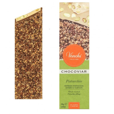 VENCHI Chocoviar Pistacchio Pistáciová tyčinka v tmavej čokoláde170g,cok