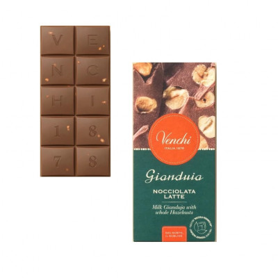 VENCHI Gianduia Mliečna čokoláda s lieskovými orieškami 95g,mliecok