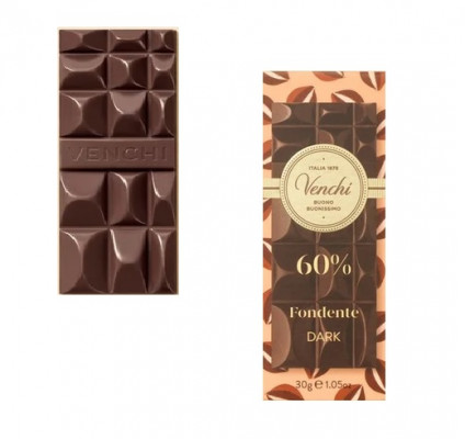 VENCHI MINI čokoláda tmavá 60%,30g,tmacok