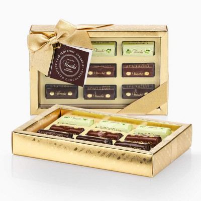 VENCHI Golden gift Výber z čokolád INGOT v darčekovom balení, 130g, 9ks,cok