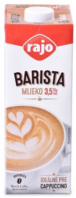 Rajo Mlieko UHT Barista 3,5%  1,0L 1L