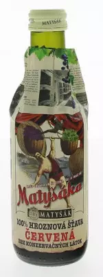 Matyšák Hroznová šťava červená 0,25L, hm, cr, sl