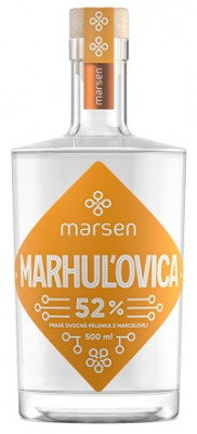 Marsen Marhuľovica Traditional 52,0% 0,5L, ovdest