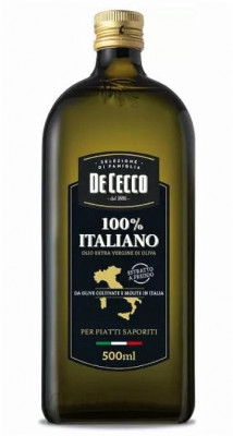 DE CECCO Extra Virgin olivový olej 100% Italiano, 500 ml,fl