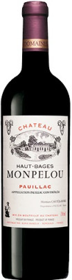 Bordeaux Château Haut Bages Monpelou Pauillac 0,75L, AOC, r2023, cr, su