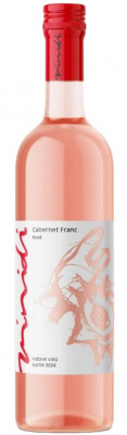 Vinidi Cabernet Franc Rosé 0,75L, r2024, ruz, su