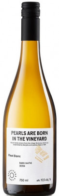 Karpatská Perla "Pearls" Pinot Blanc 0,75L, r2024, vin, bl, su, sc