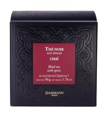 Dammann Fréres Sachets Chai 25 x 2 g, 5109,ciercaj, krsac