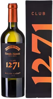 Šimák Zámok Pezinok Rizling vlašský CLUB 1271 0,75L, r2022, ak, bl, plsu, DB