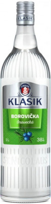Klasik Inovecká Borovička 38% 1L, destin