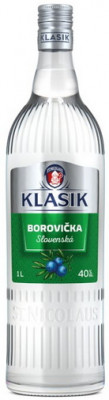 Klasik Slovenská Borovička 40% 1L, destin