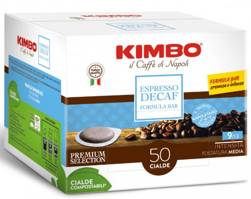 Kimbo Bar Cialda Decaf (50x7g pods),kaps