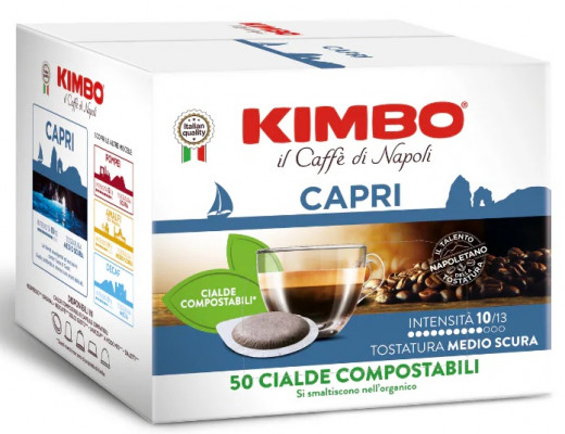 Kimbo Bar Cialda Capri (50x7g pods),kaps