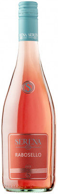 SERENA 1881 Rabosello Rosato Frizzante 0,75L, friper, ruz, sc