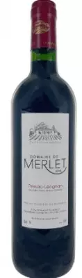 Bordeaux Château Domaine de Merlet Pessac-Léognan 0,75L, AOC, r2020, cr, su
