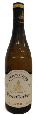 Arnoux & Fils Vieux Clocher, Côtes du Rhône Blanc 0,75L, AOP, r2024, bl, su