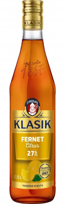 Klasik Fernet Citrus 27% 0,5L