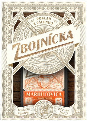 Zbojnícka Marhuľovica 42% + Box 0,7L, DB