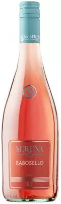 SERENA 1881 Rabosello Rosato Frizzante 0,75L, friper, ruz, sc